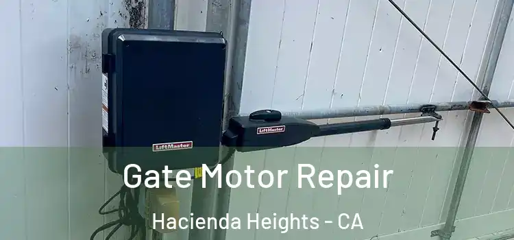 Gate Motor Repair Hacienda Heights - CA